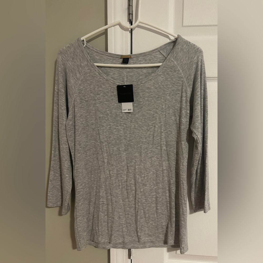 Light Gray Heather Top